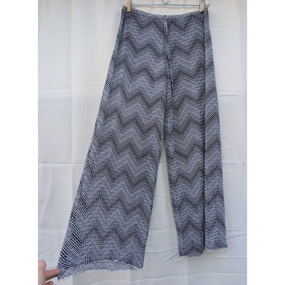 Jordan Taylor Womens Swimsuit Cover Up Mesh Pants Sz L‎ Beach Pool Black & White